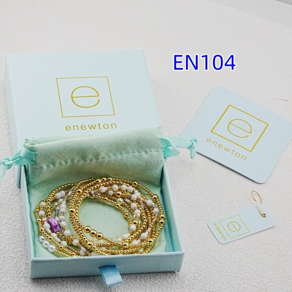 Enewton Purple Cross Bead Bracelet - Picture 4 of 7